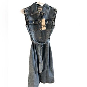 NWT Zara denim dress